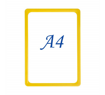Рамка А4, цвет желтый (Yellow)